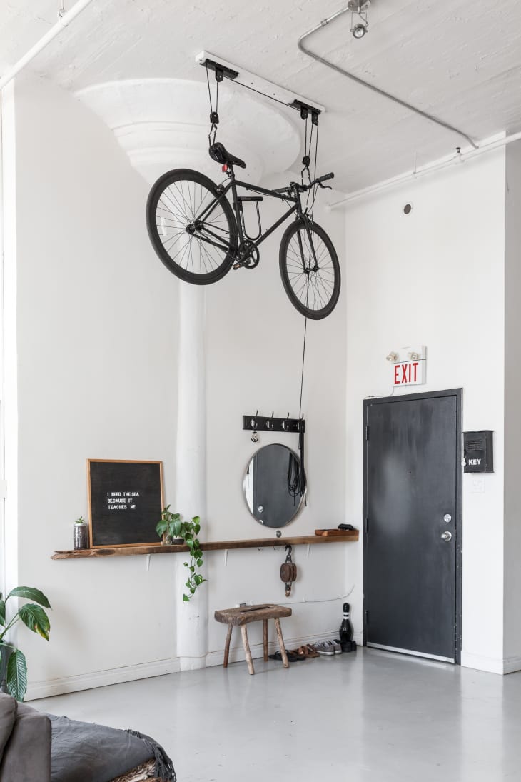 Storing a bike sales in a small apartment